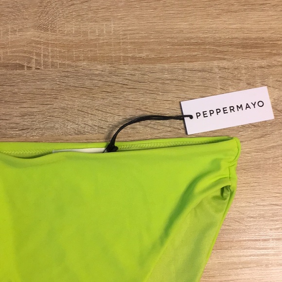 NWT Peppermayo High Waisted Neon Bikini Set - Picture 7 of 8
